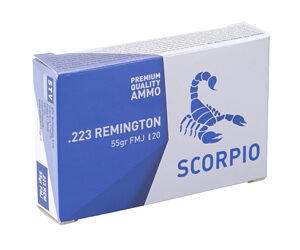 SCORPIO AMMO 223REM 55GR FMJ 20/1000 — view 2