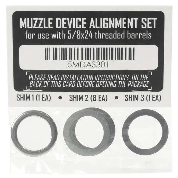 DEAD AIR MUZZLE DEVICE SHIM KIT 7.62 — view 1