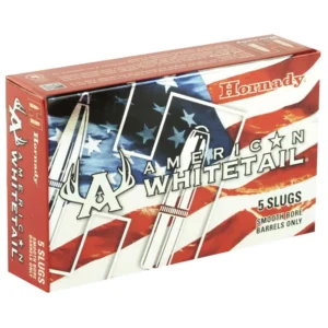 HORNADY AMERICAN WHITETAIL AMO 12GA 2.75 IN 1OZ RIFLED SLUG 5RD (20 BOX CASE)