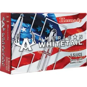 HORNADY AMERICAN WHITETAIL AMO 12GA 2.75 IN 1OZ RIFLED SLUG 5RD (20 BOX CASE) — view 4