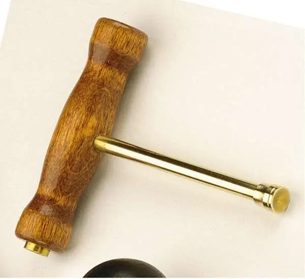 TRADITIONS MUZZLELOADING T-HANDLE BALL STARTER WOOD/BRASS ( 6 PER CASE ) — view 1