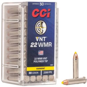 CCI RIMFIRE AMO 22 WMR 30GR VNT 50RD (40 BOXES PER CASE)