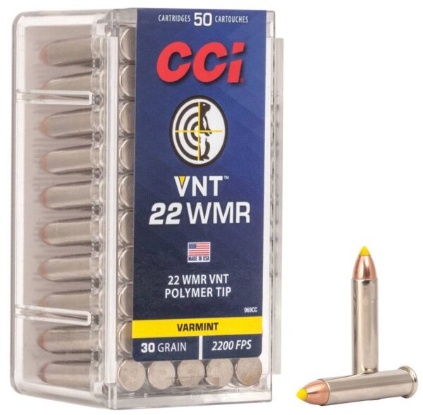 CCI RIMFIRE AMO 22 WMR 30GR VNT 50RD (40 BOXES PER CASE) — view 1