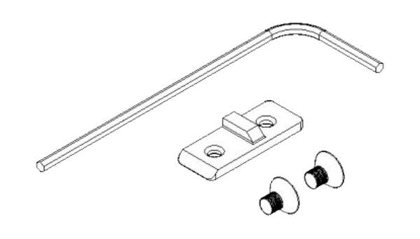 Kel-Tec S2K205CZ75 Mag Catch Kit Mag Catch Kit made of Steel with Black Finish for CZ 75 Sub 2000 Gen2 Magazines — view 1