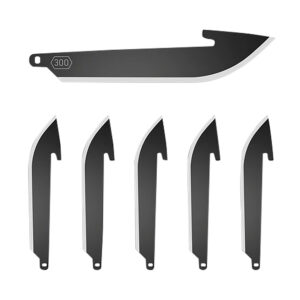 Outdoor Edge RR30K-6C Replacement Blades  Drop Point 3" 420J2 SS Blade, 6 Blades
