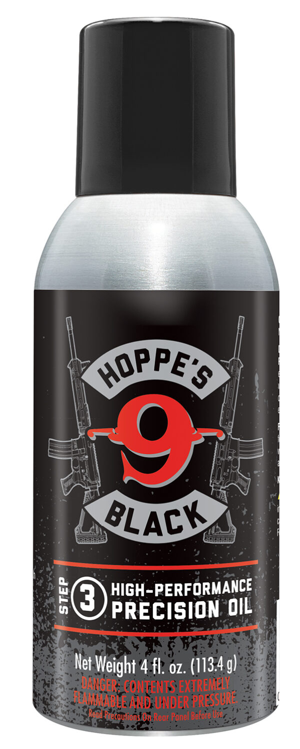 Hoppe's HBL4A Black Precision Oil Lubricates and Protects Against Corrosion 4 oz. Aerosol Can with Extension Tube — view 1