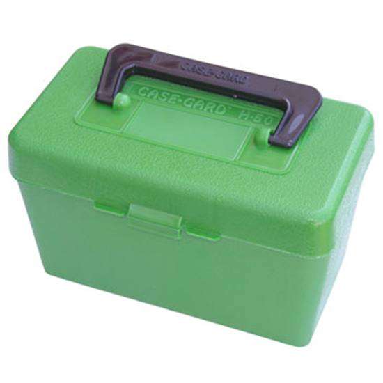MTM CASE GUARD DLX  24 W/HNDL BOX CARTRDGE 7MM REM/300 WIN 50RD GREEN ( 12 PER CASE ) — view 1
