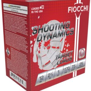 FIOCCHI SHOOTING DYNAMICS AMO 12GA 2.75 IN 1 OZ #7.5 1170FPS 25RD (10 BOXES PER CASE)