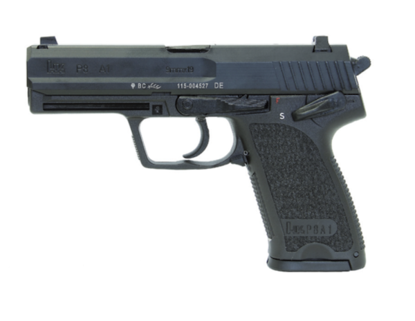 HK P8A1 9MM 4.25" 2/15RD BLK — view 1