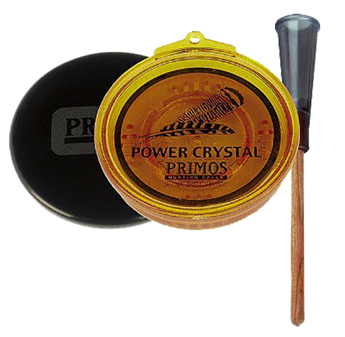 Primos 217 Power Crystal Turkey Friction Call Turkey Hen Sounds Attracts Turkeys Multi Color Crystal/Wood — view 1