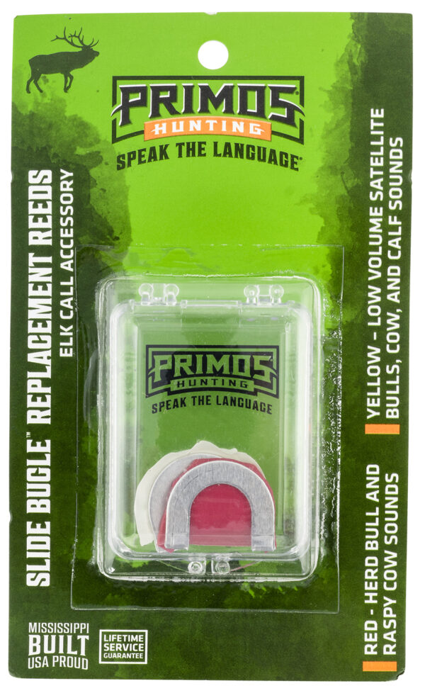 Primos PS932MC Slide Bugle Replacement Diaphragm Red/Yellow 2 Per Pkg — view 1