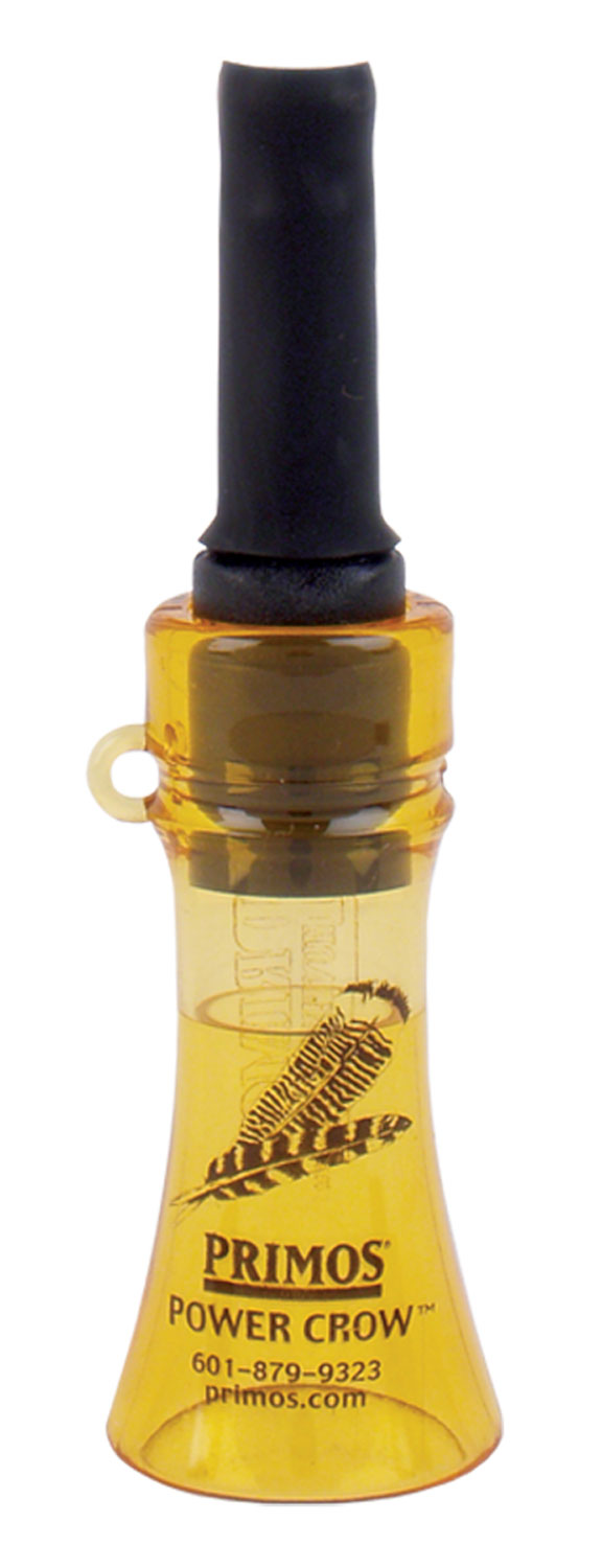 Primos 330 Power Crow  Open Call Crow Sounds Attracts Crow/Turkey Black/Yellow Plastic — view 1