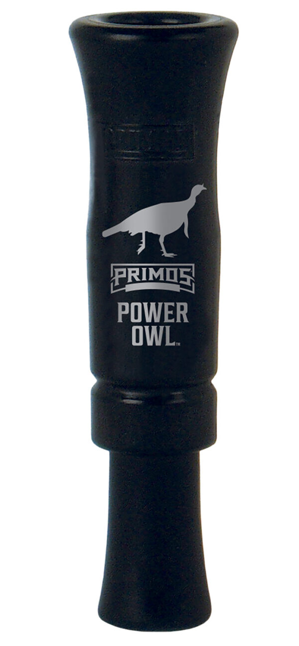 Primos 331 Power Owl Locator Open Call Owl Sounds Barred Owl Sounds Attracts Turkeys Black Acrylic — view 1