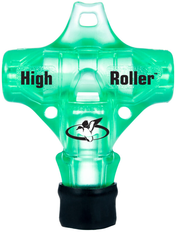 Primos 838 High Roller  Whistle Call Mallard Drake/Pintail/Teal/Widgeon Sounds Attracts Ducks Green Polycarbonate — view 1