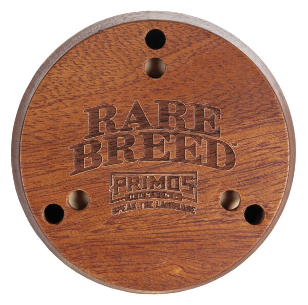 Primos PS2905 Turkey Pot Call Rare Breed Striker Call Turkey Sounds Black/Brown — view 1