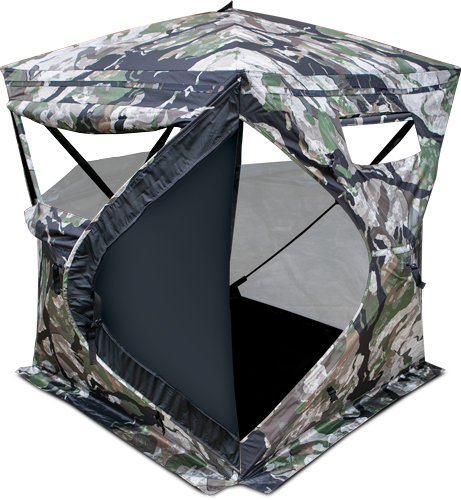 PRIMOS FULL FRONTAL GROUND < - BLIND ONE-WAY SEE THROUGH VEIL — view 1