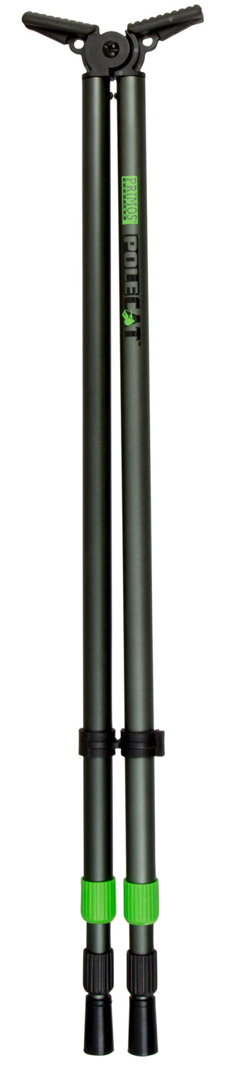 Primos 65483 Pole Cat  Shooting Stick, Tall, Black Aluminum, 25-62" — view 1
