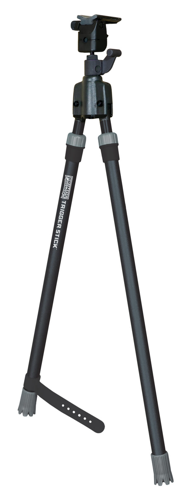 Primos 65826 Trigger Stick  Bipod made of Steel with Black & Gray Finish, QD Swivel Stud Attachment Type & Medium Height (Clam Package) — view 1