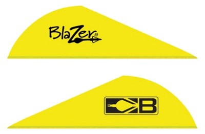 BOHNING BLAZER VANES - 2" SOLID NEON YELLOW 36PK — view 1