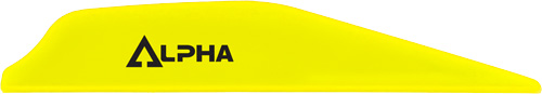 BOHNING ALPHA AR 1250 VANE - 2.8" NEON YELLOW 36PK — view 1