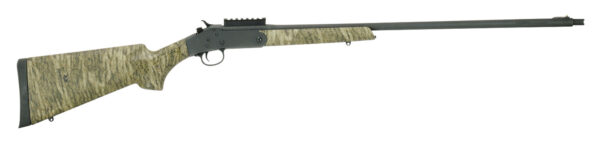 Stevens 19618 301 Turkey Full Size 20 Gauge Break Open 3" 1rd 26" Matte Black Steel Barrel, Picatinny Rail Carbon Steel Receiver, Sporter Mossy Oak Bottomland Synthetic Stock, Ambidextrous — view 1