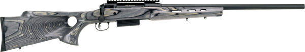 SAVAGE 220 SLUG 20GA. 22" < - W/RAIL MATTE W/GREY LAM T-HOLE — view 1