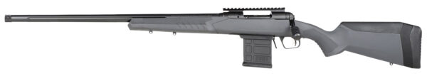 Savage Arms 57457 110 Tactical 6.5 Creedmoor 10+1 24", Matte Black Metal, Gray Fixed AccuStock with AccuFit, Left Hand — view 1