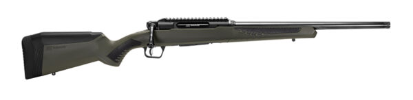 Savage Arms 57656 Impulse Hog Hunter Full Size 300 Win Mag 3+1 24" Matte Black Threaded Barrel, Matte Black Aluminum Receiver w/Picatinny Rail, Matte OD Green AccuStock Synthetic Stock, Ambidextrous — view 1
