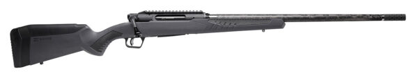Savage Arms 57898 Impulse Mountain Hunter 270 Win 4+1 22" Carbon Fiber Threaded Barrel, Black Aluminum Receiver w/Picatinny Rail, Gray AccuStock Synthetic Stock, Ambidextrous — view 1