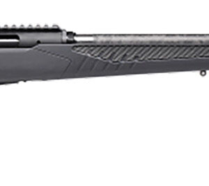 Savage Arms 57901 Impulse Mountain Hunter 7mm Rem 3+1 24" Carbon Fiber Threaded Barrel, Black Aluminum Receiver w/Picatinny Rail, Gray AccuStock Synthetic Stock, Ambidextrous