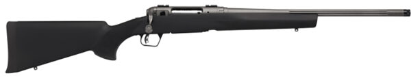 Savage Arms 58280 110 Trail Hunter Lite Full Size 450 Bushmaster 3+1 20" Fluted/Threaded Barrel, Drilled & Tapped Steel Receiver, Black Fixed Synthetic Stock — view 1
