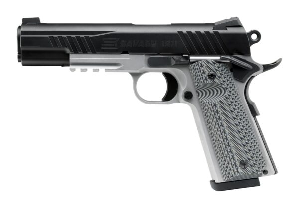 SAVAGE ARMS 1911 GOV 45ACP BL/SS RAIL — view 1