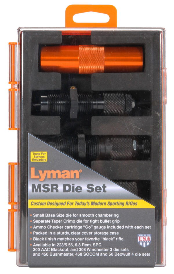 Lyman 7690112 MSR Precision Die System 4-Die Set 50 Beowulf — view 1