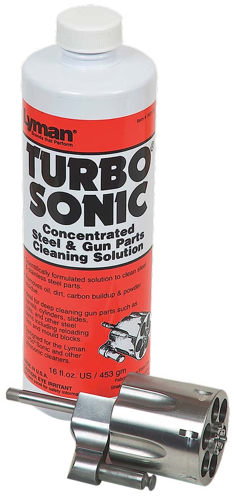 Lyman 7631707 Turbo Sonic Gun Parts Cleaning Solution Against Grease, Dust, Oil 16 oz Bottle — view 1