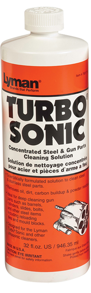 Lyman 7631715 Turbo Sonic Gun Parts Cleaning Solution Against Grease, Dust, Oil 32 oz Bottle — view 1