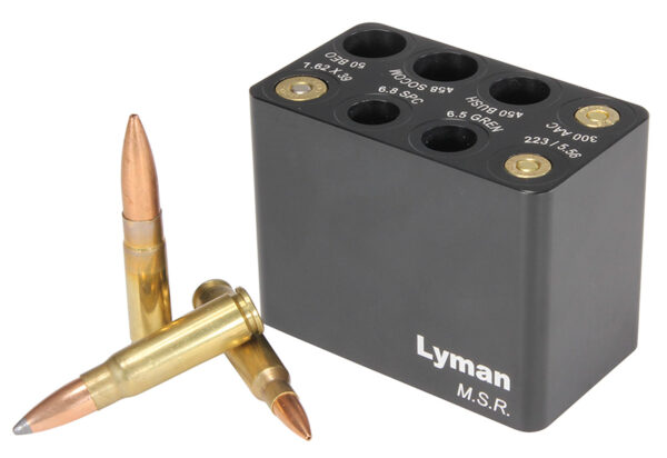 Lyman 7833003 MSR Ammo Checker Block Black Multi Rifle Firearm — view 1