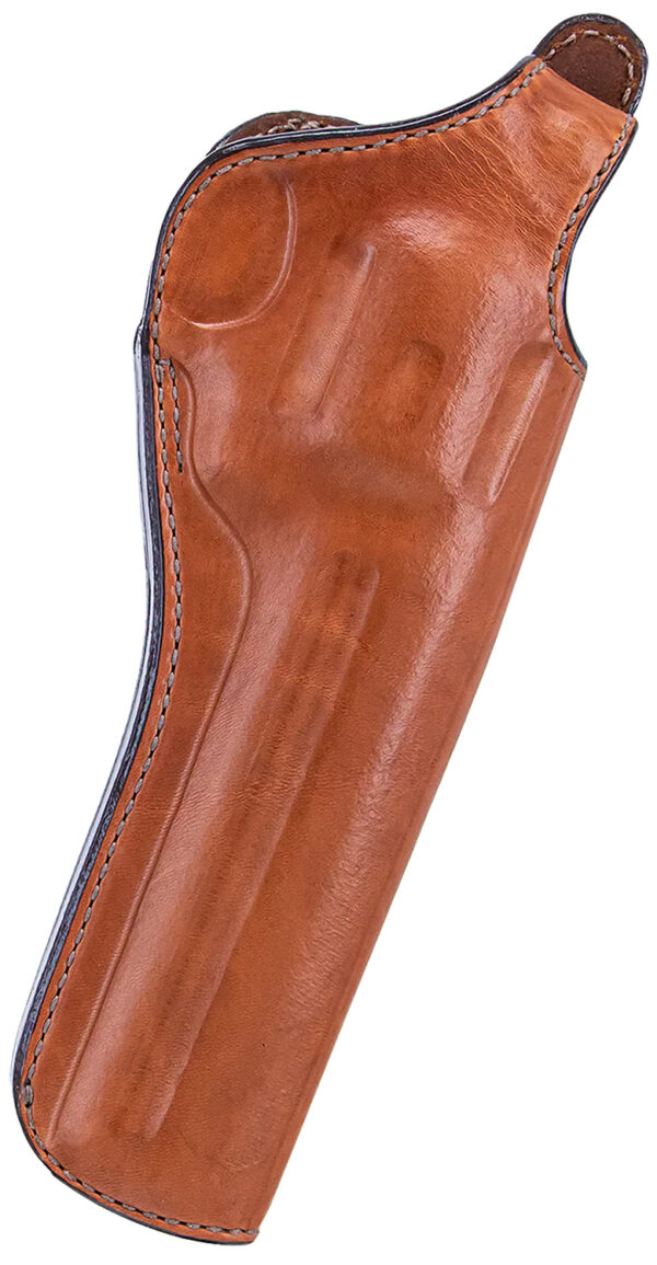 Bianchi 12678 111 Cyclone Belt Holster Size 03 OWB Open Bottom Style made of Leather with Tan Finish, Strongside/Crossdraw & Belt Loop Mount Type fits 4" Barrel S&W K-Frame for Right Hand — view 1