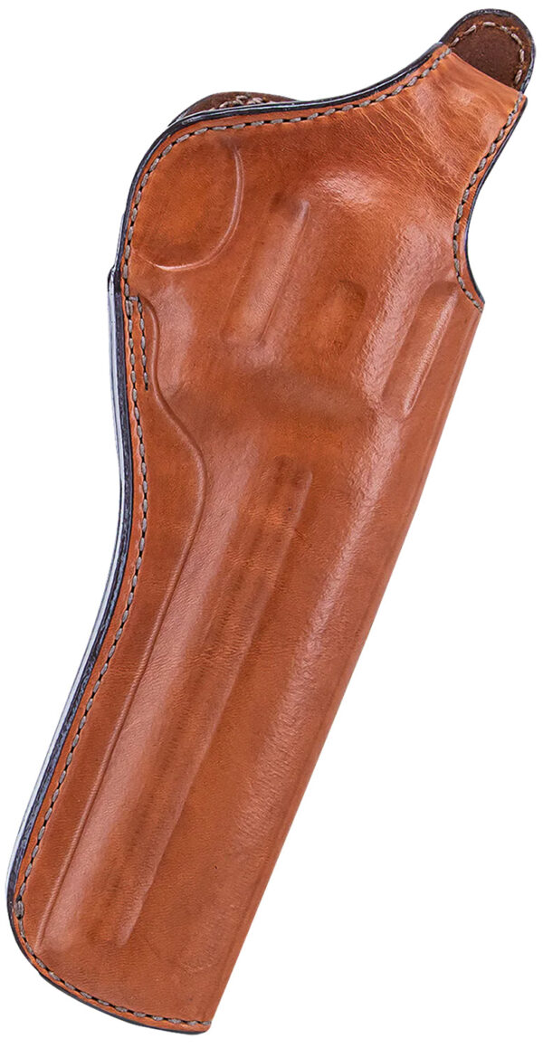Bianchi 12686 Cyclone  OWB Tan Leather Fits 6" Astra 357, 6-6.5" Colt, S&W Colt; S&W 27,28,29,610; Taurus Belt Loop Mount Right Hand — view 1