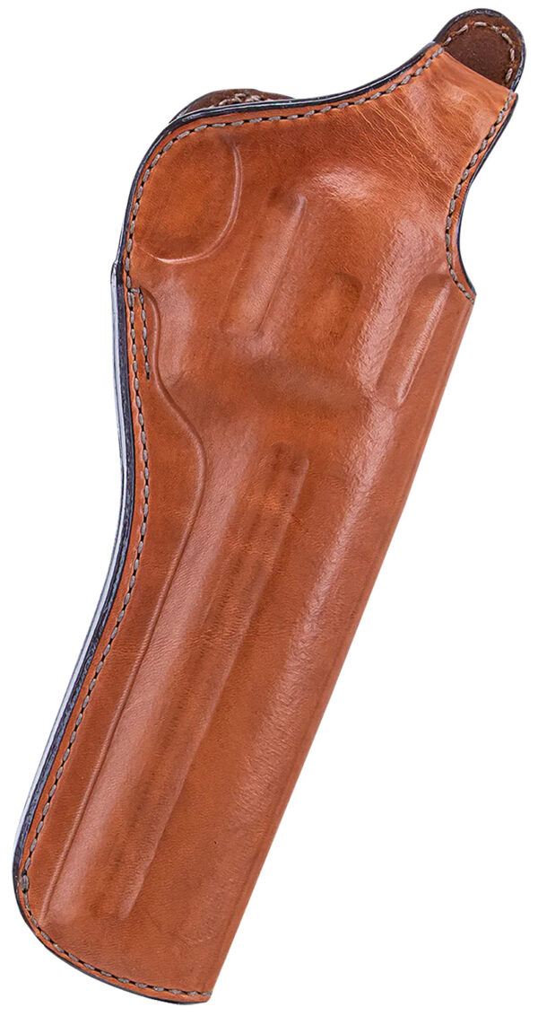 Bianchi 12696 Cyclone  OWB Tan Leather Fits 6"  Colt/Ruger/S&W & Similar L Frame Taurus; Wesson Belt Loop Mount Right Hand — view 1