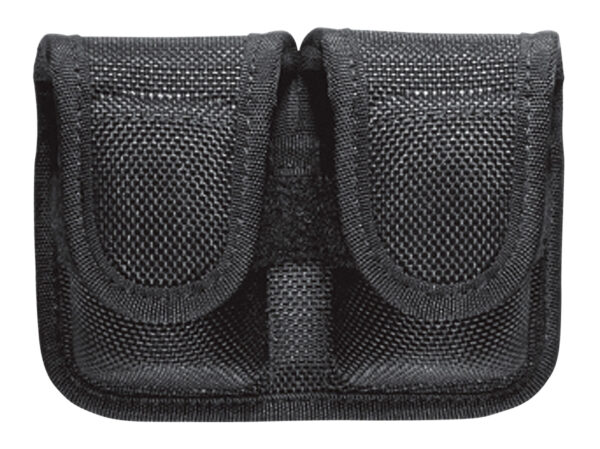 Bianchi 17400 7301 SpeedLoader Pouch Double Black Accumold Hook & Loop Belts 2-2.25" Wide Compatible w/ 38/357 — view 1