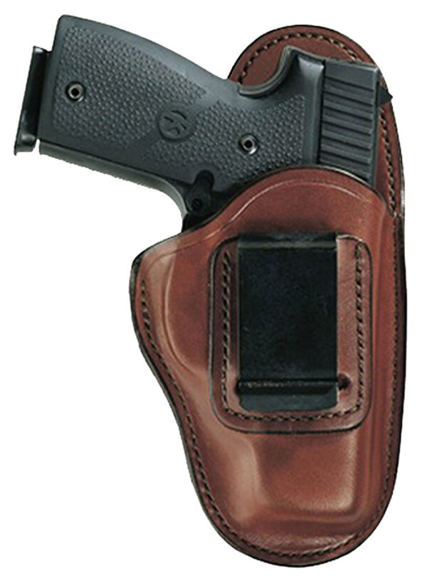 Bianchi 19221 100 Professional  IWB Size 01 Tan Leather Belt Clip Fits Ruger LCR/S&W J Frame 2" Left Hand — view 1