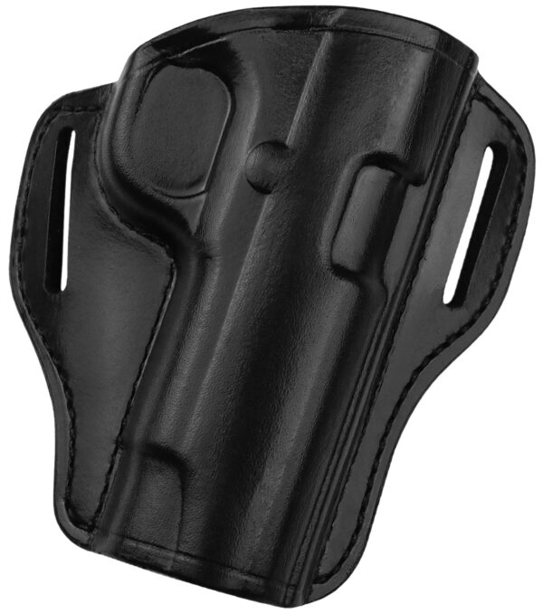 Bianchi 25018 57 Remedy  OWB Size 10 Black Leather Belt Slide Fits Colt 1911 Government Right Hand — view 1