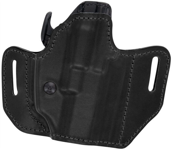 Bianchi 54501 Allusion Assent Pro-Fit OWB Size 04 Black Leather Belt Slide Fits Springfield XD Fits Sig P220 Fits FN FNP Right Hand — view 1