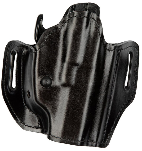 Bianchi 57501 Allusion Assent Pro-Fit OWB Size 05 Black Leather Belt Slide Fits Sig P229 Fits Walther PPX Right Hand — view 1