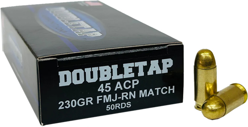 DOUBLETAP 45ACP 230GR FMJ-RN - MATCH 50RD 20BX/CS — view 1