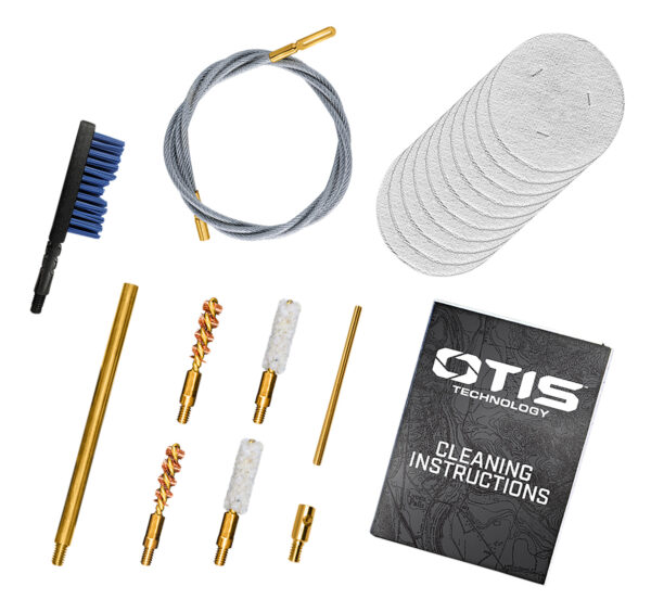 Otis FG70122 Patriot Cleaning Kit .17/.22Cal Handgun/Rifle/15 Pieces Yellow Plastic Box Case — view 1