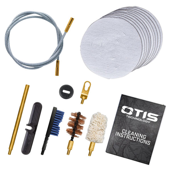 Otis FG70112 Patriot Cleaning Kit 12 Gauge & 10 Gauge Shotgun/15 Pieces Yellow Plastic Box Case — view 1