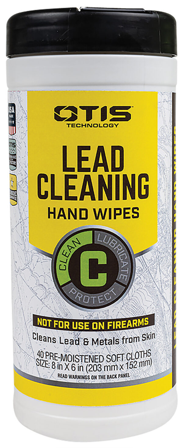 Otis FG40CLRW Lead Cleaning Hand Wipes Cleans Lead & Metals from Skin 40 Count Can — view 1