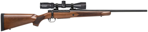 Mossberg 28059 Patriot  25-06 Rem Caliber with 5+1 Capacity, 22" Fluted Barrel, Matte Blued Metal Finish & Walnut Stock Right Hand (Full Size) Includes Vortex Crossfire II 3-9x40mm Scope — view 1