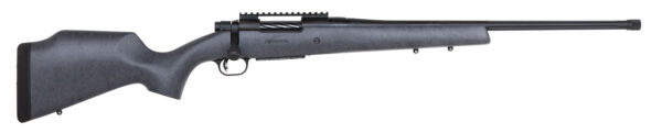 Mossberg 28101 Patriot Long Range Hunter 308 Win Caliber with 5+1 Capacity, 22" Barrel, Threaded/Fluted Matte Blued Metal Finish & Sniper Gray Fixed Monte Carlo Stock Right Hand (Full Size) — view 1